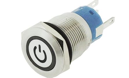 Boutons-poussoirs étanches à visser 5 A/250 Vac - Led - IP67