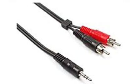 Cordons Jack 3,5 mm stéréo vers RCA