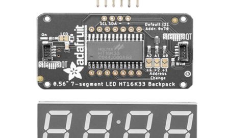 Afficheurs 4 digits 7 segments I2C - version à souder