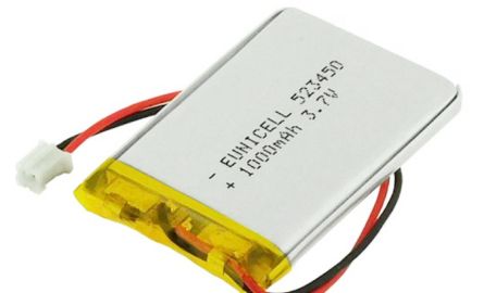 Accus LiPo 3,7 Vcc à sortie JST 2.0 mm