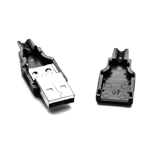 Connecteur USB A mâle à souder - Connecteurs USB